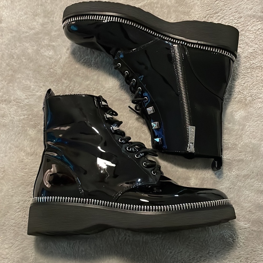 Like New Michael Kors Patent Boots - Picture 2 of 7
